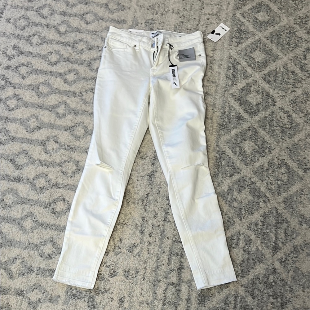 NEW William Rast Skinny White Jeans